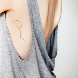 【PAPERSELF】Tattoo Me 星輝 星座 金屬 刺青 紋身貼紙 Star-Crossed 2入 第1張的照片