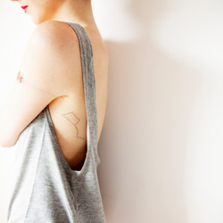 【PAPERSELF】Tattoo Me 星輝 星座 金屬 刺青 紋身貼紙 Star-Crossed 2入 第4張的照片