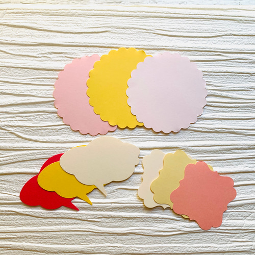 メッセージカード コメントカード 色々24枚セット 暖色系 入学・卒業