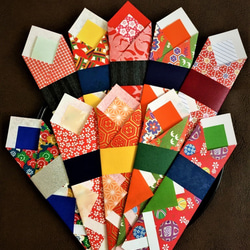 和風　着物の祝い箸袋　お正月・記念日　お色が選べる5枚セット 2枚目の画像