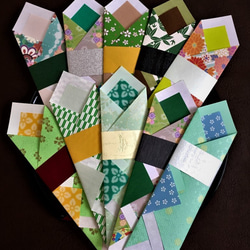 和風　着物の祝い箸袋　お正月・記念日　お色が選べる5枚セット 4枚目の画像