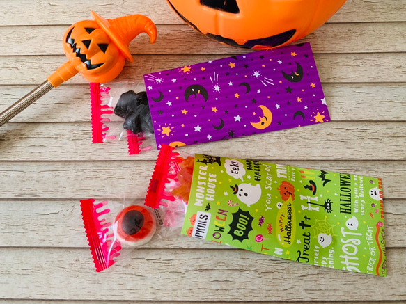 全部違う ハロウィンイラストのポチ袋 26枚セット 4枚目の画像