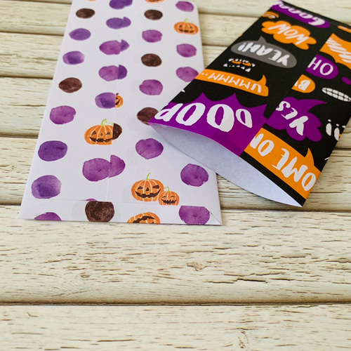 全部違う ハロウィンイラストのポチ袋 26枚セット 封筒・便せん 封筒屋