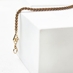 JUelry logo columned chain bracelet - JUelry logo 黃銅滾狀手鍊 第1張的照片