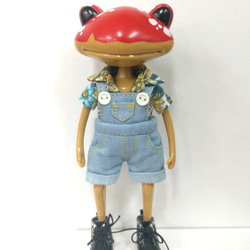 Team Kero牛仔吊帶短褲 Denim Shortalls ワンダーフロッグ Wonder Frog 第1張的照片