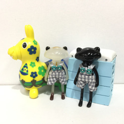 Team Kero 灰色格紋吊帶褲 Gray plaid Shortalls ワンダーフロッグ Wonder Frog 第1張的照片