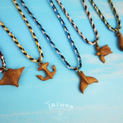【海洋飾品 Wooden Necklace】海洋原木飾品--海龜原木項鍊 第9張的照片