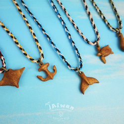 【海洋飾品 Wooden Necklace】海洋原木飾品--海錨 原木項鍊 第9張的照片