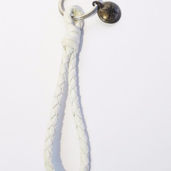手工製作皮件－單色編織鑰匙圈 第3張的照片
