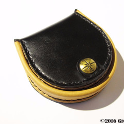 手作り革製品 - ホースシュー紳士財布 2枚目の画像