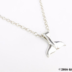 【Diving silver】925銀海洋潛水銀飾--鯨魚尾墜飾 Ⅰ 第3張的照片