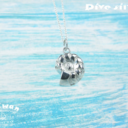 【Diving silver】925銀海洋潛水銀飾--鸚鵡螺項鍊 第4張的照片