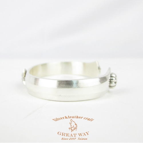 SILVER&Leather メンズブレス Hand Mede SILVER&Leather メンズブレス Hand Mede