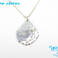 【Diving silver】925銀海洋潛水銀飾--槌頭鯊海洋靈魂碑墜飾 第3張的照片