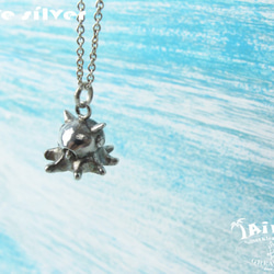 【Diving silver】925銀海洋潛水銀飾--萌萌噠小章魚伸腳姿態墜飾 第2張的照片
