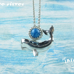 【Diving silver】925銀海洋潛水銀飾--磷灰石抹香鯨墜飾 第4張的照片