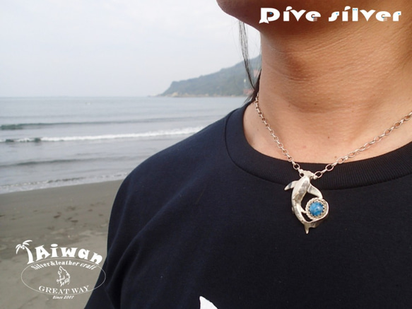 【Diving silver】925銀海洋潛水銀飾--磷灰石鎚頭鯊墜飾 第6張的照片