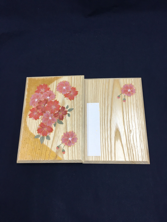楓の木製 桜柄/御朱印帳 3枚目の画像