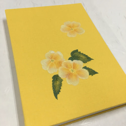 黄色 やまぶきの花/御朱印帳【中】 4枚目の画像