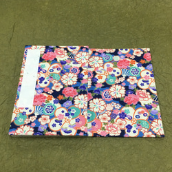 カラフル 日本の花模様/御朱印帳【中】 3枚目の画像