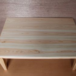 リビングテーブル・ヒノキ材 3枚目の画像