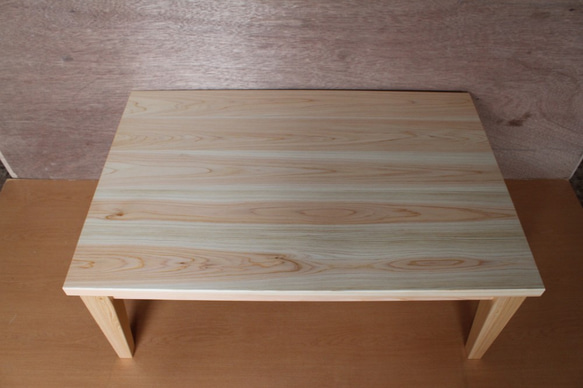 リビングテーブル・ヒノキ材 3枚目の画像