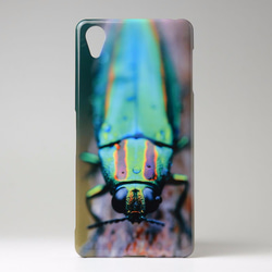 【INSECT】iphone・Android対応 スマホケース タマムシ 動物 送料無料　【002】 1枚目の画像