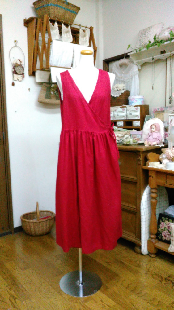 【美品】レオナールノースリーブ カシュクールワンピース メニーWayカシュクールボレロXノースリーブワンピースセット