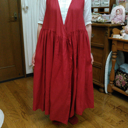 【美品】レオナールノースリーブ カシュクールワンピース 30e1227f0633a4663c81e9908660fc