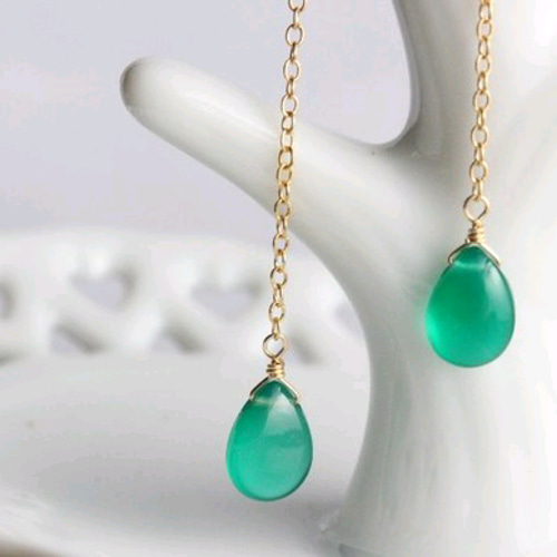 SOLD♢015 ミントグリーン 貝殻 バイカラーピアス イヤリング ゴールド