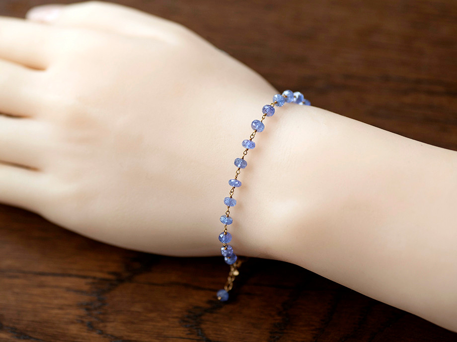 Tanzanite beads Bracelet