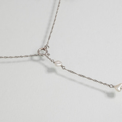 Pt850 KESHI Pearl Pendant Necklace 3枚目の画像