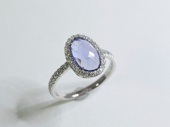 Tanzanite & Diamond Ring 1枚目の画像