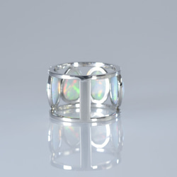 Opal/Diamond Pt950 Ring 5枚目の画像