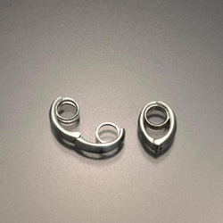 おはる様限定　大切な指輪をネックレスにできる「リングホルダー・ミニ」（プラチナ）チェーン付 5枚目の画像