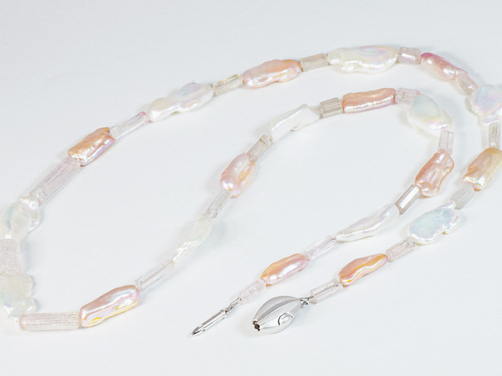 トルマリン原石 × ケシパール のネックレス