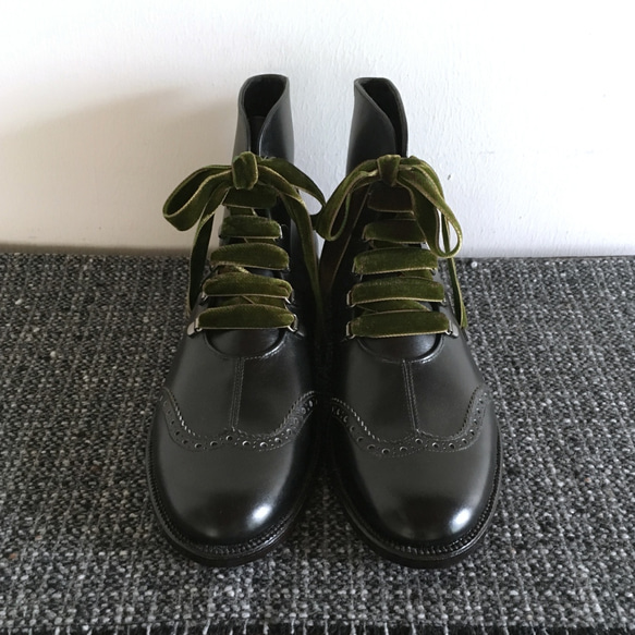 Wing tip lace-up boots 1枚目の画像