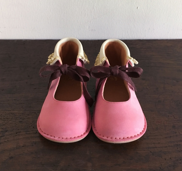 round-collar boots ＊ rose pompadour 2枚目の画像