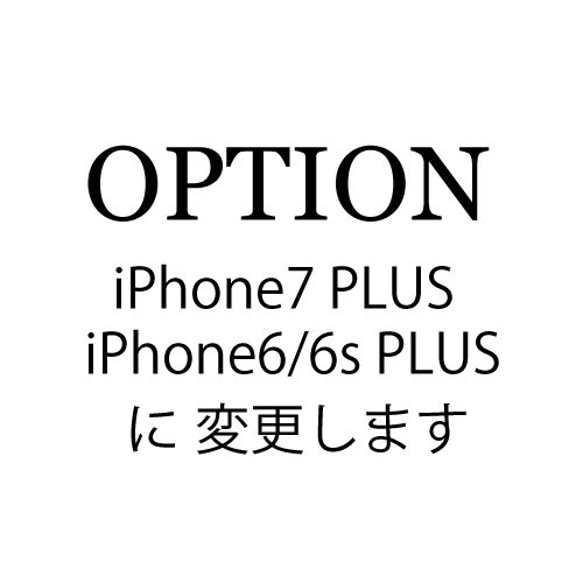 オプション★iPhone plusカバー 1枚目の画像