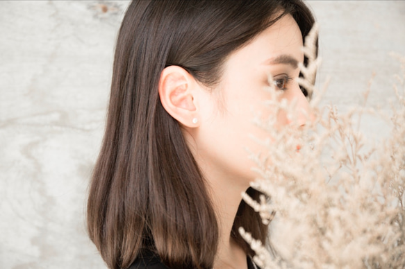 Little Silver Fruit Series: Stud Earrings 1枚目の画像