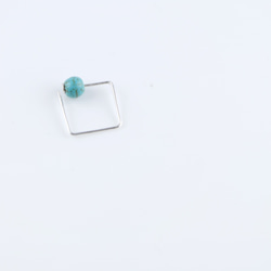 Pin Series Earrings: Turquoise 1枚目の画像