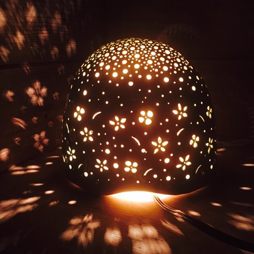 陶器の灯り 月うさぎ スタンドライト・テーブルランプ 釉 通販 2942253