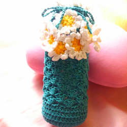 ペットボトルカバー*＊藤の花*かぎ針編み その他ケース ☆回天 通販