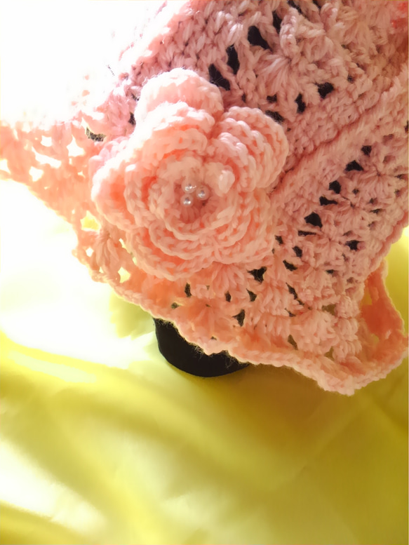桜色のクロシェ*＊,かぎ針編み＊＊ 1枚目の画像