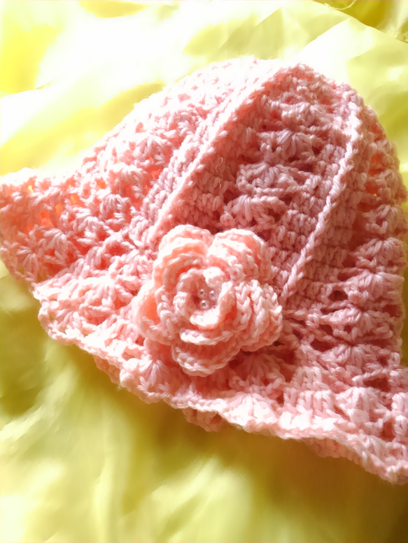 桜色のクロシェ*＊,かぎ針編み＊＊ 4枚目の画像