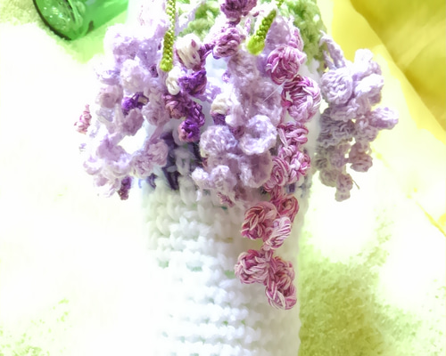 ♥️手編み♥️ハンドメイド♥️お花いっぱいバッグ♥️お花いっぱいペットボトルカバー♥️ ♥️手編み♥️ハンドメイド♥️お花いっぱいバッグ♥️お花
