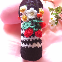 ペットボトルカバー*＊藤の花*かぎ針編み その他ケース ☆回天 通販
