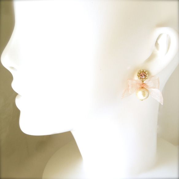 Vintage Rose bijoux -ピアス- 2枚目の画像