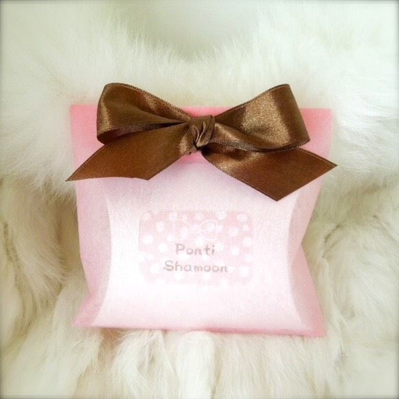 Pink pearl & ribbon  - イヤリング - 4枚目の画像