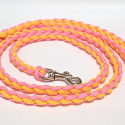 注文製作 送料無料 4本編みパラシュートコードリード 150センチまで